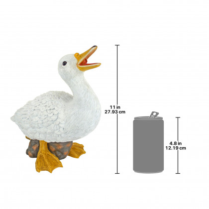 Toscano - Darnell the Duck Spitter Piped Statue