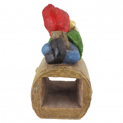 Toscano - Stormy the Gnome Gutter Guardian Downspout Statue