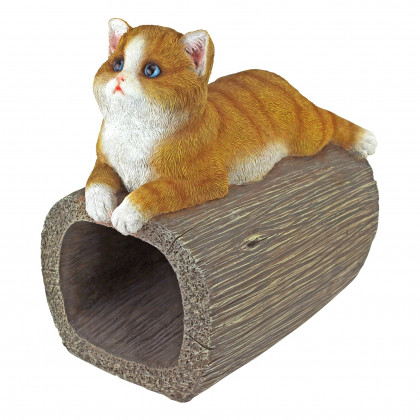 Toscano - Kitty Cat Gutter Guardian Downspout Statue