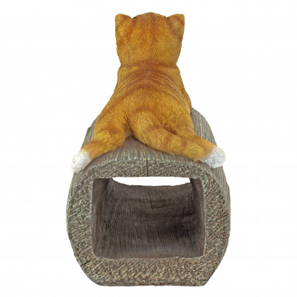 Toscano - Kitty Cat Gutter Guardian Downspout Statue