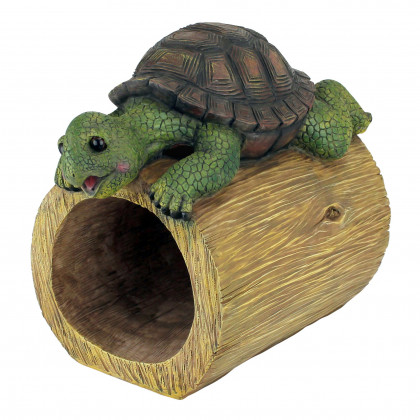 Toscano - Drips the Turtle Gutter Guardian Downspout Statue