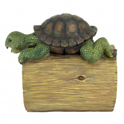 Toscano - Drips the Turtle Gutter Guardian Downspout Statue