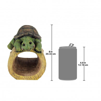 Toscano - Drips the Turtle Gutter Guardian Downspout Statue