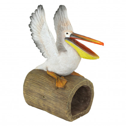 Toscano - Splash the Pelican Gutter Guardian Downspout Statue