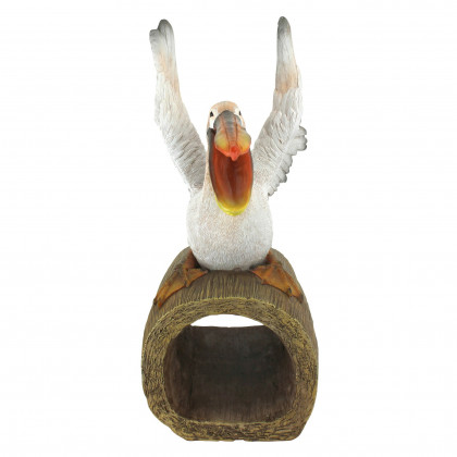 Toscano - Splash the Pelican Gutter Guardian Downspout Statue