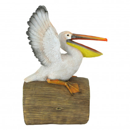 Toscano - Splash the Pelican Gutter Guardian Downspout Statue