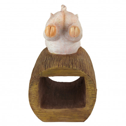 Toscano - Hog Wild Pouncing Pig Gutter Guardian Downspout Statue