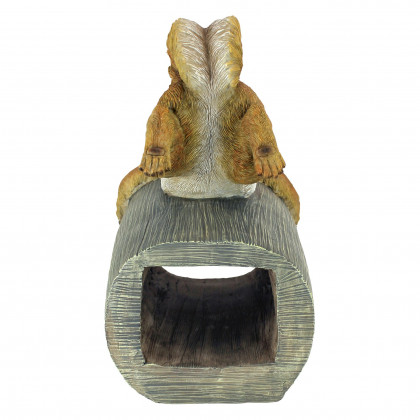 Toscano - Crash the Squirrel Gutter Guardian Downspout Statue