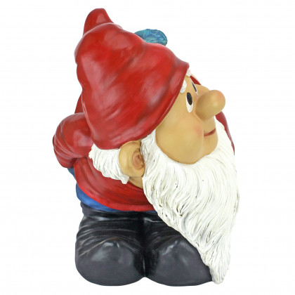 Toscano Loonie Moonie Bare Buttocks Garden Gnome Statue - Large