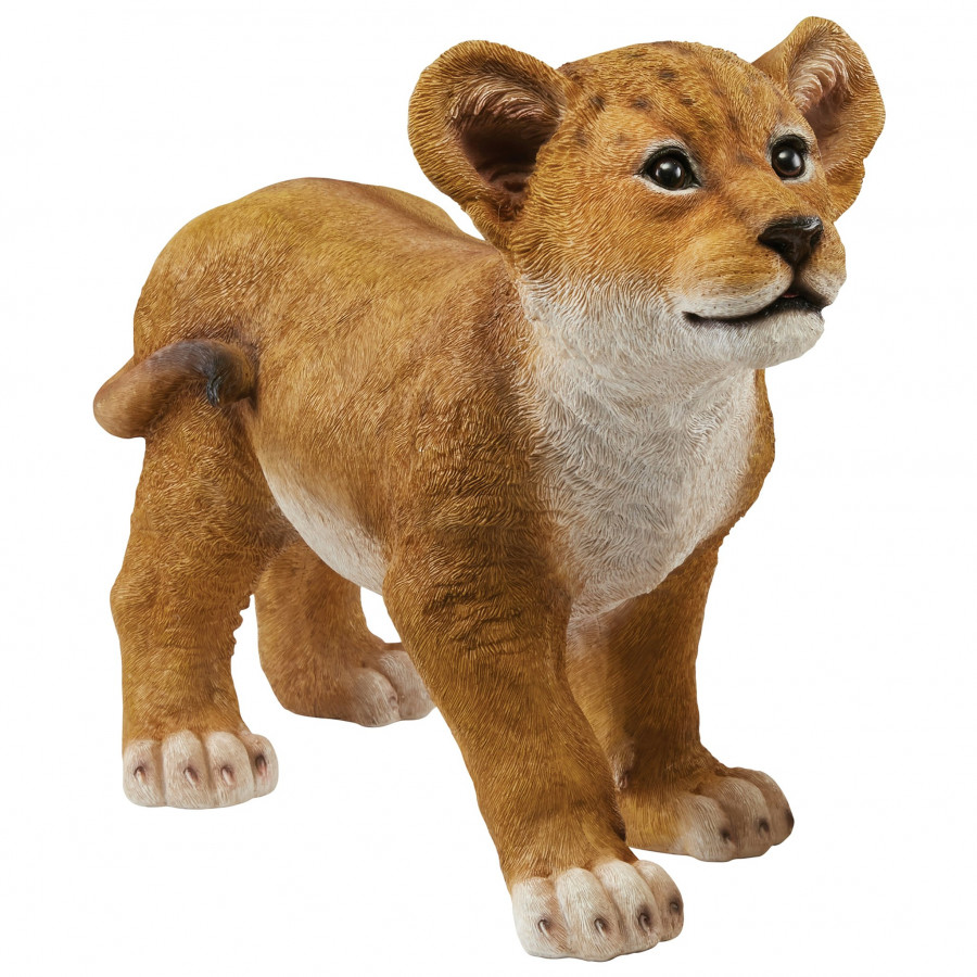 Toscano Lion Cubs of the Sahara Animal Statues - Ahaggar