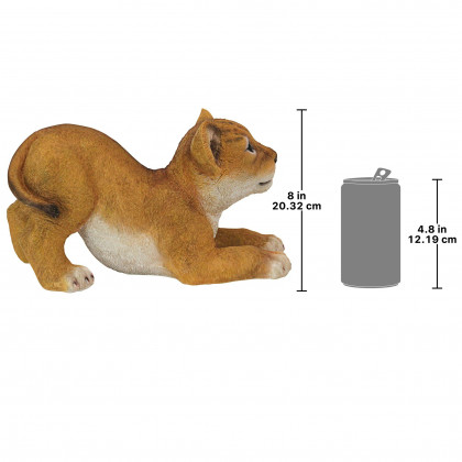 Toscano Lion Cubs of the Sahara Animal Statues - Tibesti