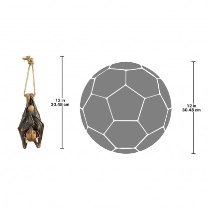 Toscano - Hanging Mega Bat Sculpture