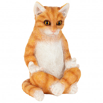 Toscano - Zen Kitty Meditating Cat Statue