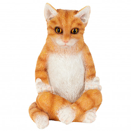 Toscano - Zen Kitty Meditating Cat Statue