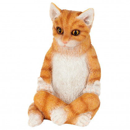 Toscano - Zen Kitty Meditating Cat Statue