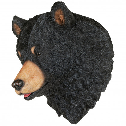 Toscano - American Black Bear Sculptural Wall Trophy