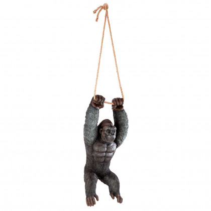 Toscano - Swinging Great Ape Jungle Monster Hanging Gorilla Sculpture