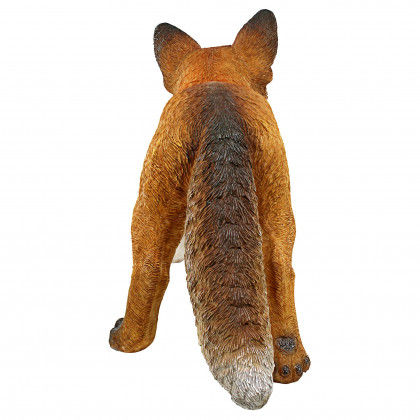 Toscano - Cavorting Carmine Baby Red Fox Statue