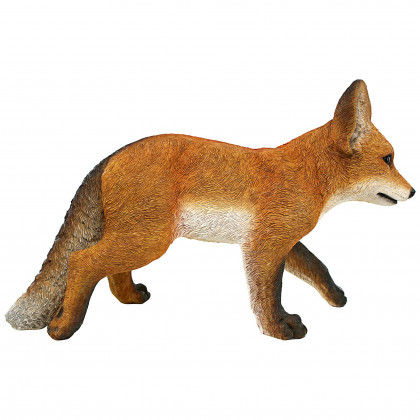 Toscano - Cavorting Carmine Baby Red Fox Statue