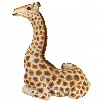 Toscano Zari the Resting Giraffe Statue - Medium