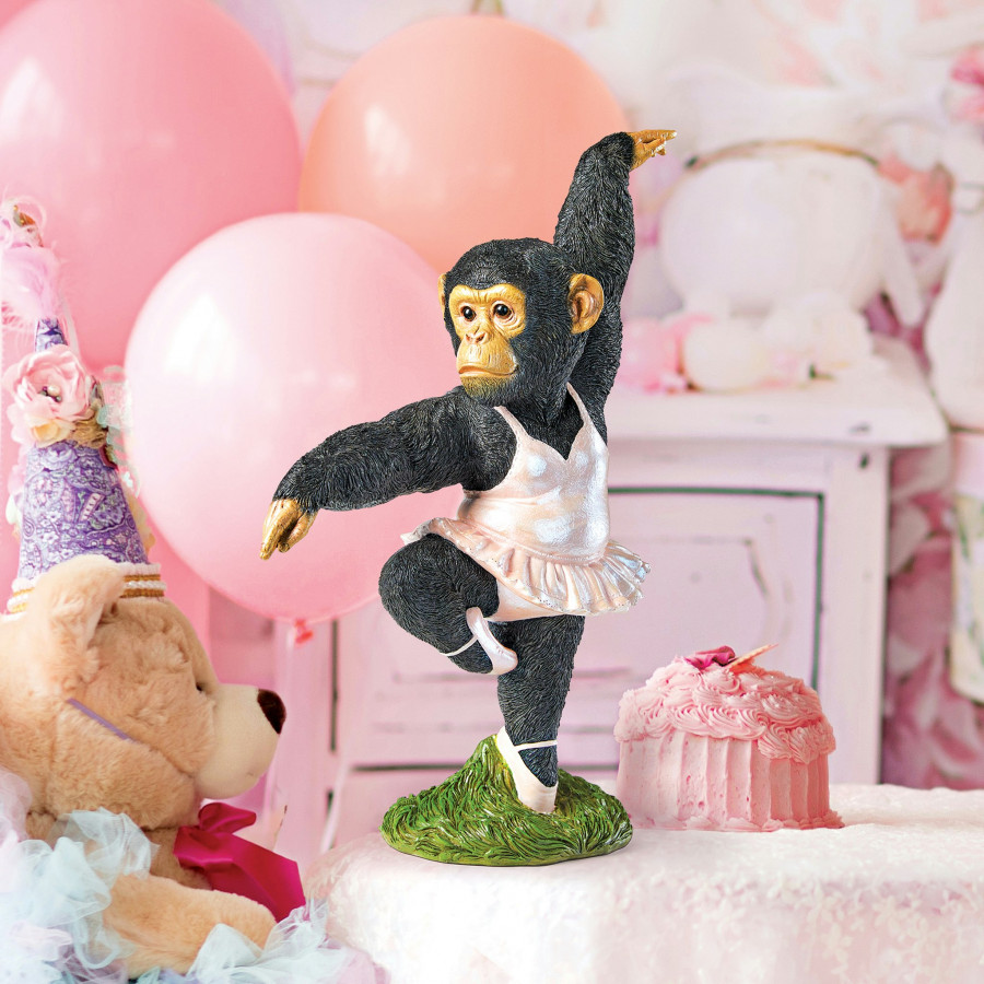 Toscano - Monkail Chimpnikov Monkey Ballet Dancer Statue
