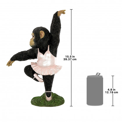 Toscano - Monkail Chimpnikov Monkey Ballet Dancer Statue