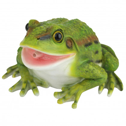 Toscano - Friendly Frog Piped Toad Spitter Statue