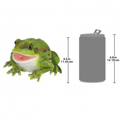 Toscano - Friendly Frog Piped Toad Spitter Statue