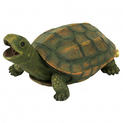 Toscano - Sprinkle the Turtle Piped Spitter Statue