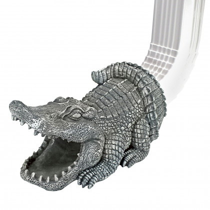 Toscano - Swamp Alligator Gutter Guardian Downspout Statue