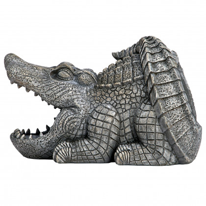 Toscano - Swamp Alligator Gutter Guardian Downspout Statue