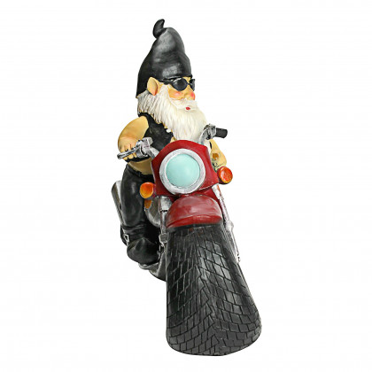 Toscano - Axle Greasethe Biker Gnome Statue