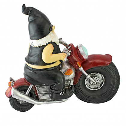 Toscano - Axle Greasethe Biker Gnome Statue