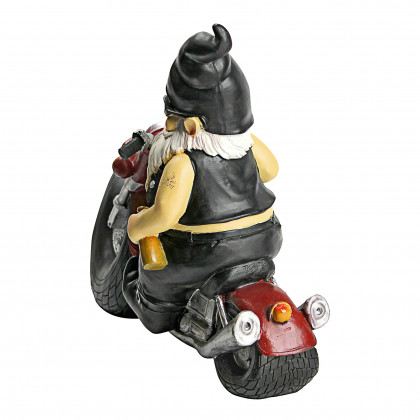 Toscano - Axle Greasethe Biker Gnome Statue
