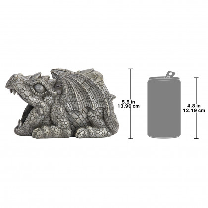 Toscano - Darian the Dragon Gutter Guardian Downspout Statue