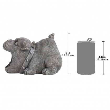 Toscano - Butch the Bulldog Gutter Guardian Downspout Statue
