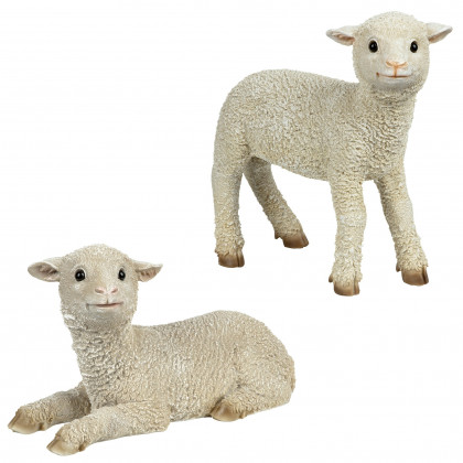 Toscano - Set of 2 Ramses and Aries Lamb Statues