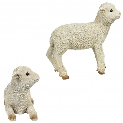 Toscano - Set of 2 Ramses and Aries Lamb Statues