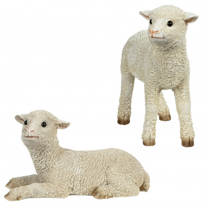 Toscano - Set of 2 Ramses and Aries Lamb Statues