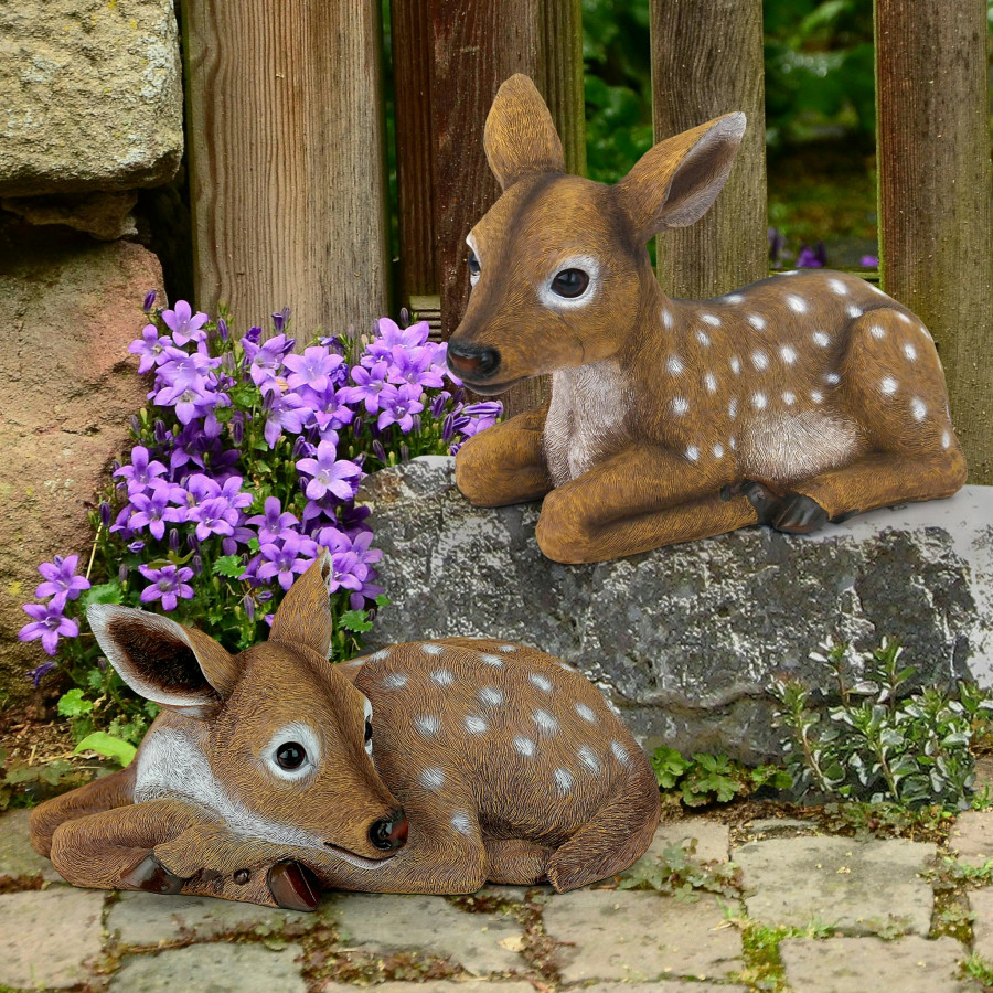 Toscano - Darby and Hershel the Forest Fawns Baby Deer Statue Collection