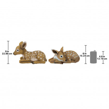 Toscano - Darby and Hershel the Forest Fawns Baby Deer Statue Collection