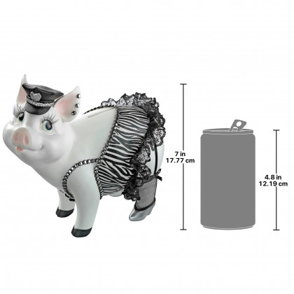 Toscano - Porker on Patrol Pig Statue