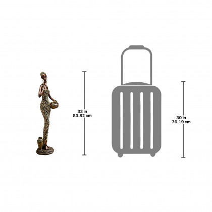 Toscano - African Water Gatherer Statue