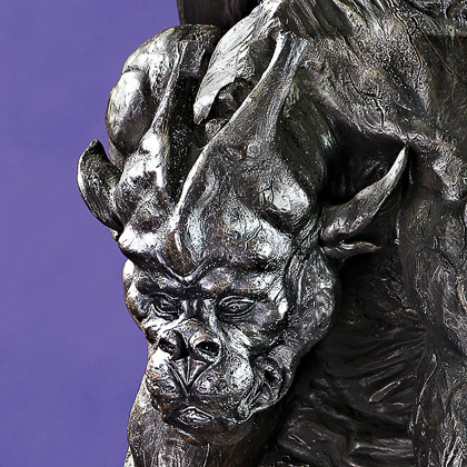 Toscano - ClutchKeeper of the Mystic Orb Gargoyle Sitter Statue