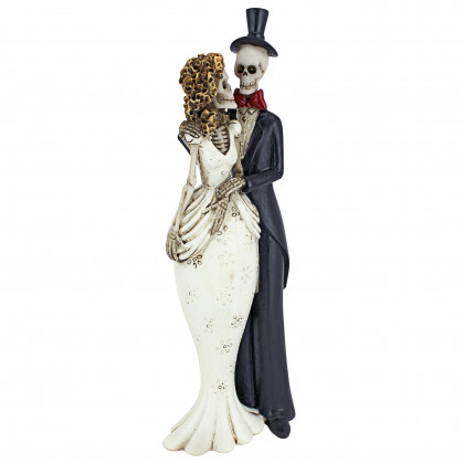Toscano - Day of the Dead Skeleton Bride and Groom Statue