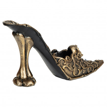 Toscano - Skull Slipper Gothic Girly Girl Catchall Sculpture