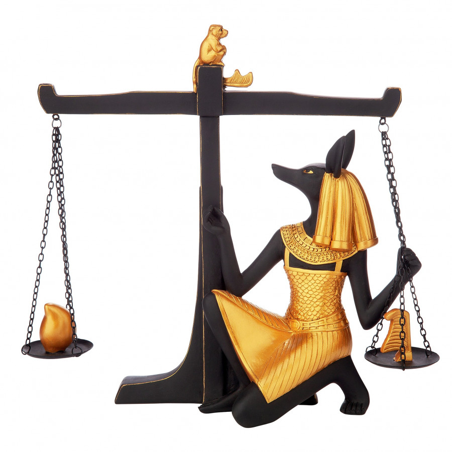 Toscano - Egyptian God Anubis Weighing of the Heart Statue