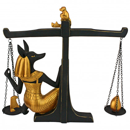 Toscano - Egyptian God Anubis Weighing of the Heart Statue