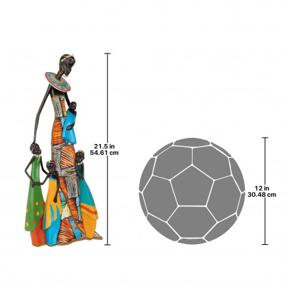 Toscano - Celebrating Motherhood African Abstract Sculpture
