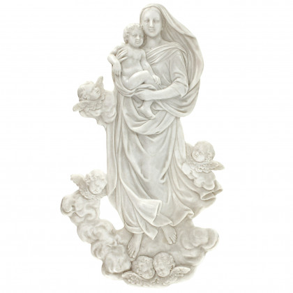 Toscano - Raphael Sistine Madonna Marble Resin Wall Sculpture
